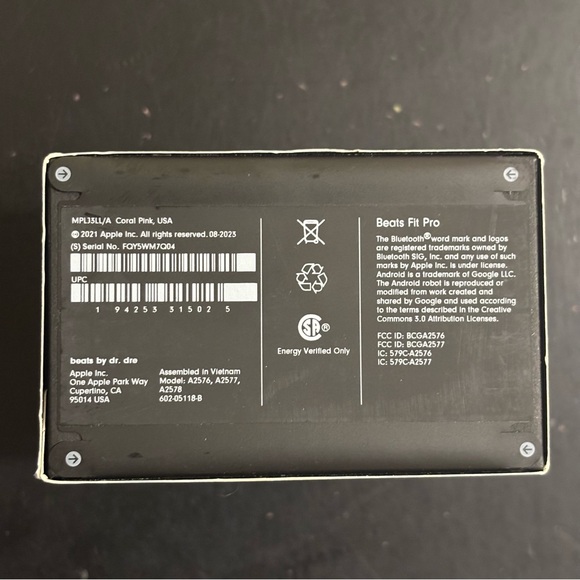 Beats Fit Pro Noise Cancelling Wireless Earbuds Apple Android - Coral Pink BNIB - Picture 5 of 6